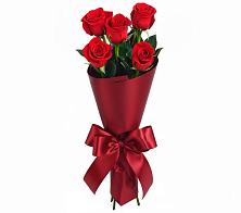 Букет 5 Красных роз Эдлесс Лав в Вочепшем