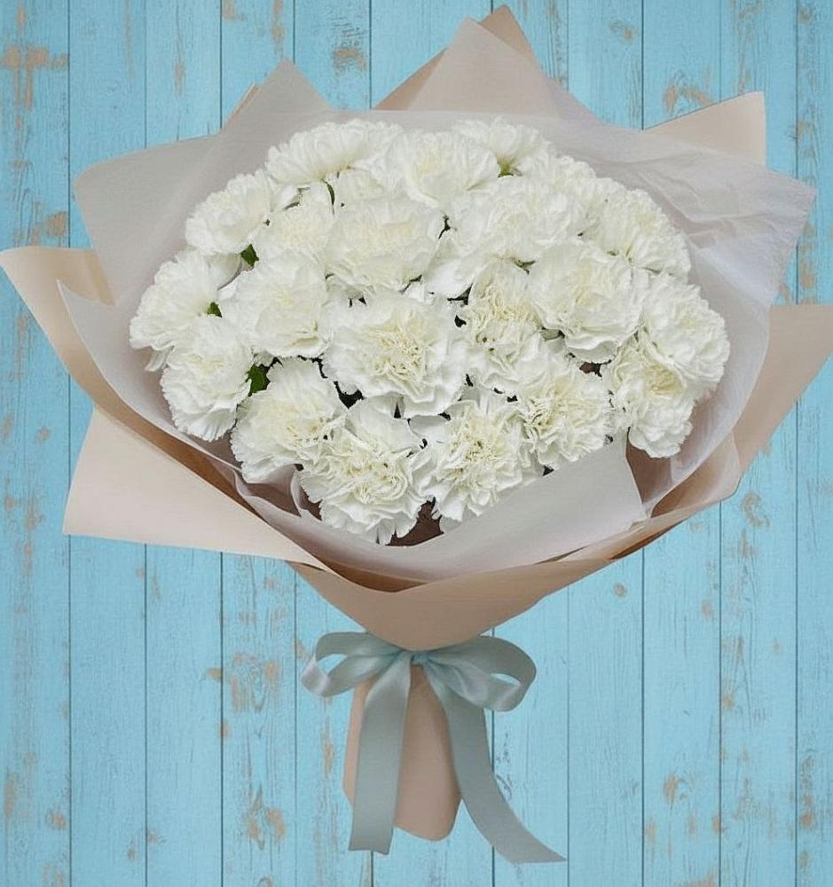 Букет цветов из: Гвоздики в Вочепшем