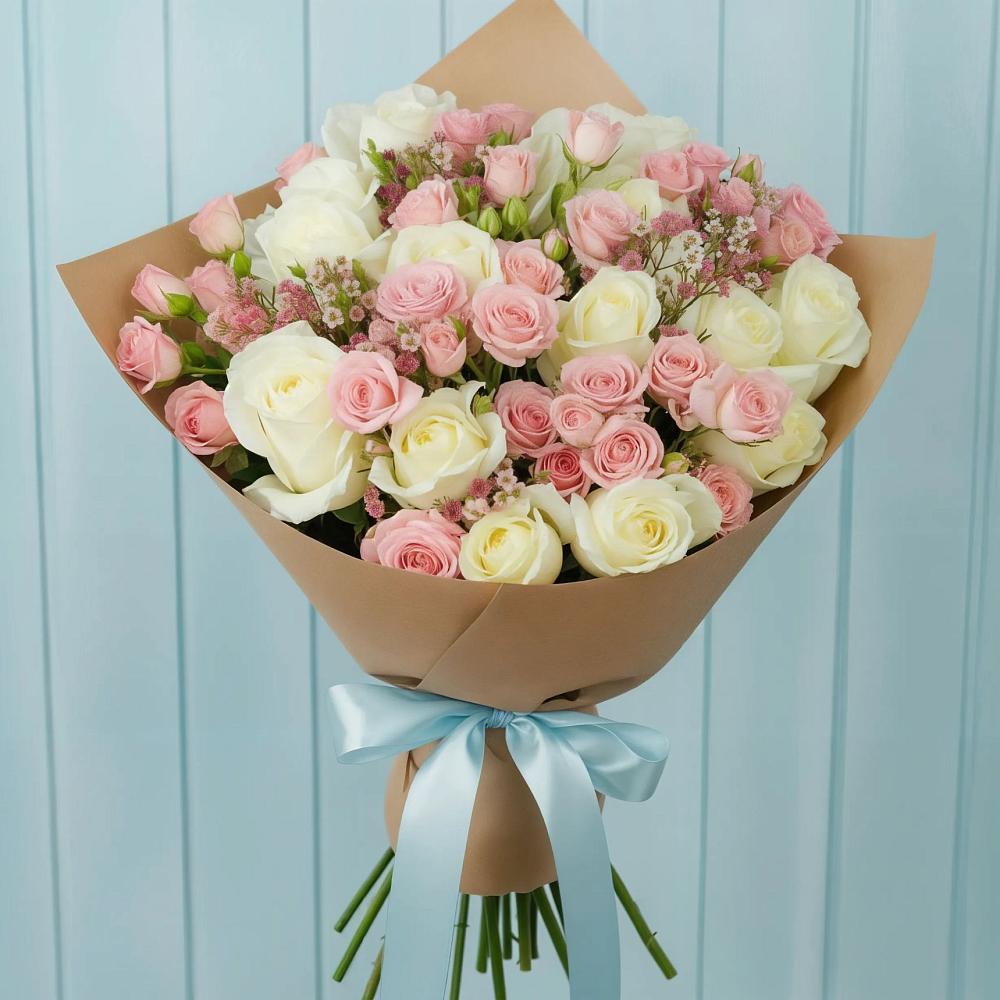 Букет цветов из: Розы в Вочепшем