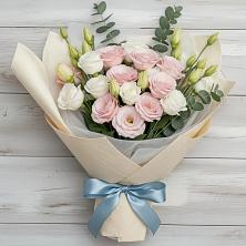 Букет цветов из:  Лизиантусы в Вочепшем