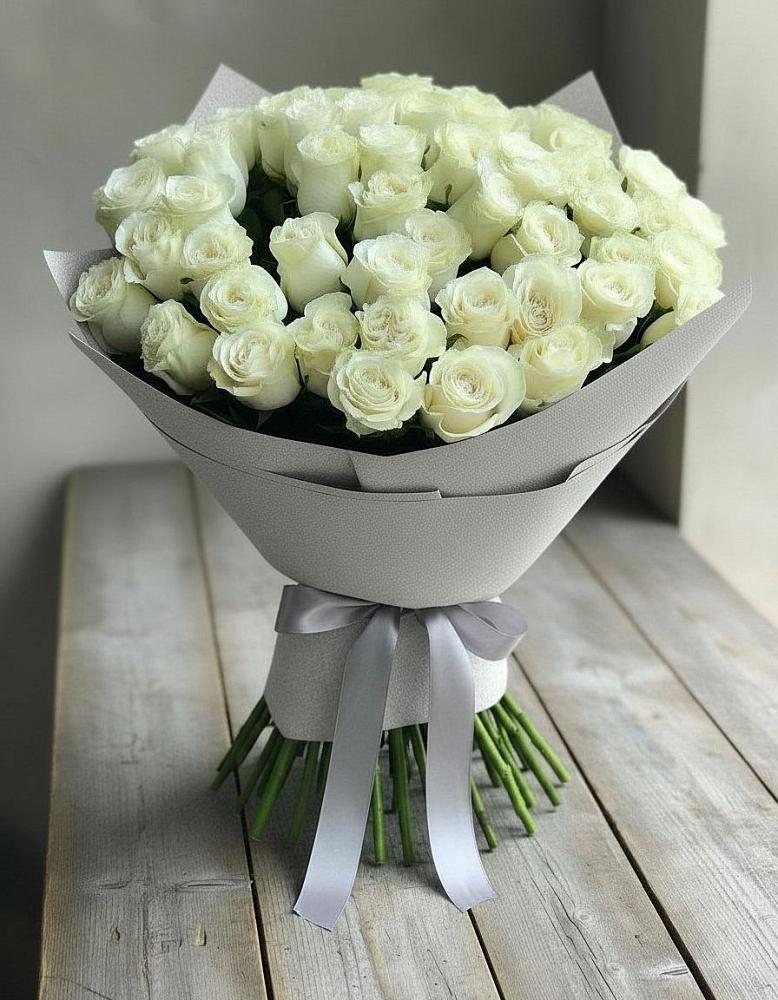 Букет 35 Белых роз в Вочепшем