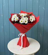 Букет цветов из:  Хризантемы #REPLACE_PRED# Вочепшем