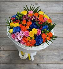Букет цветов из:  Розы и Хризантемы в Вочепшем