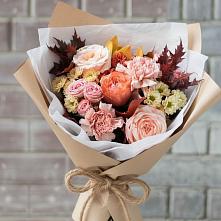 Букет цветов из:  Гвоздики, Хризантемы и Розы #REPLACE_PRED# Вочепшем