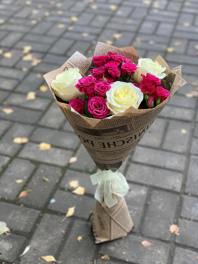 Букет цветов из: Розы в Вочепшем